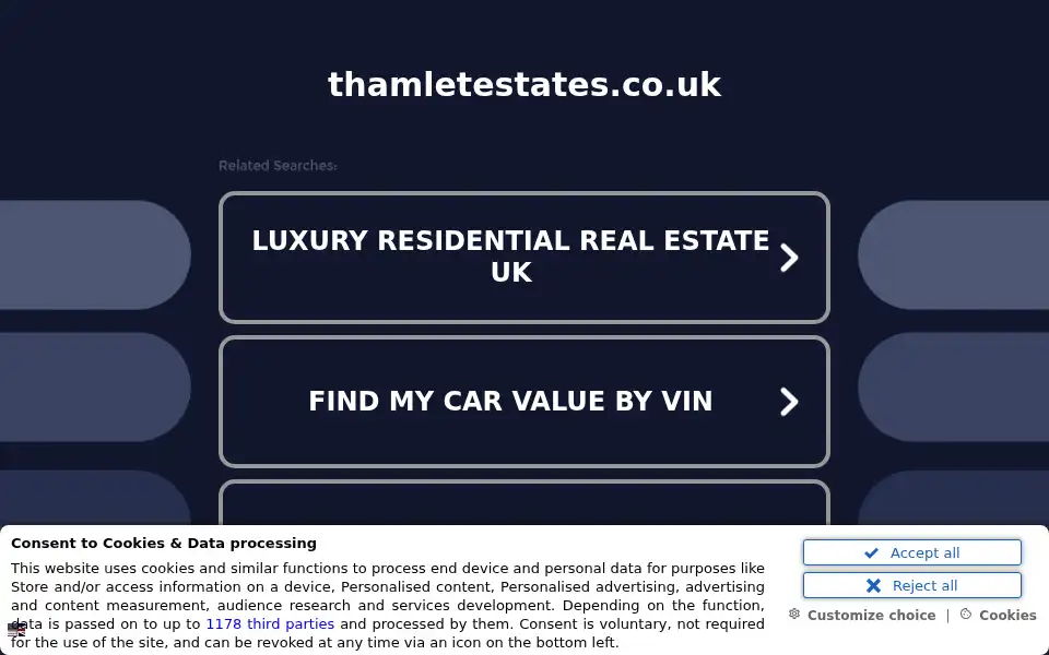 Screenshot of thamletestates.co.uk