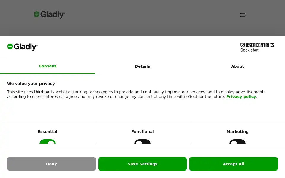 Screenshot of thankful.ai