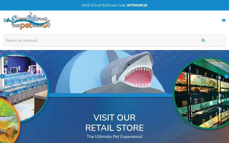 Screenshot of thatpetplace.com