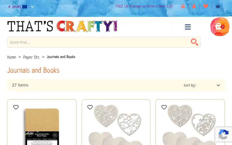 Screenshot of thatscrafty.co.uk
