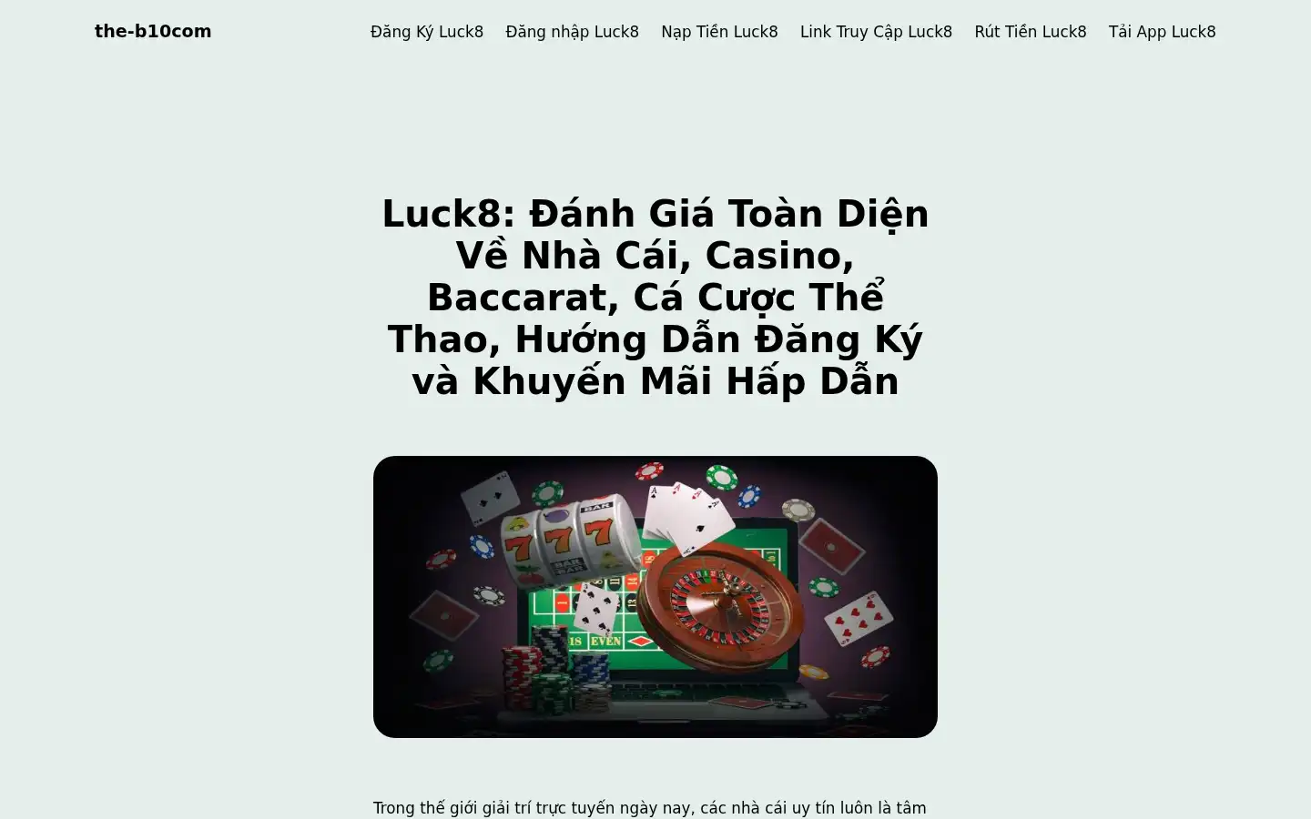 Screenshot of the-b10.com