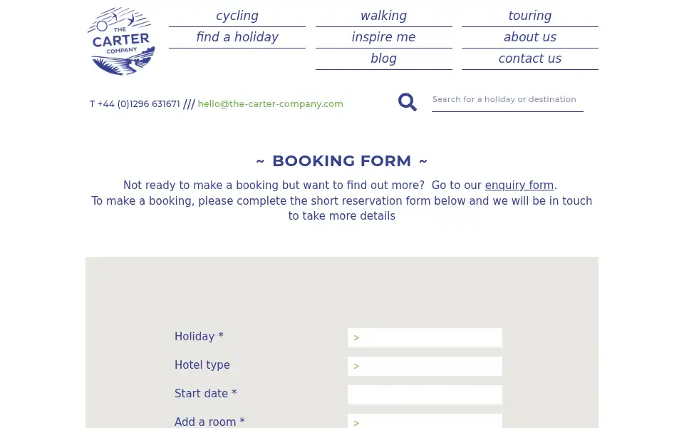Screenshot of the-carter-company.com