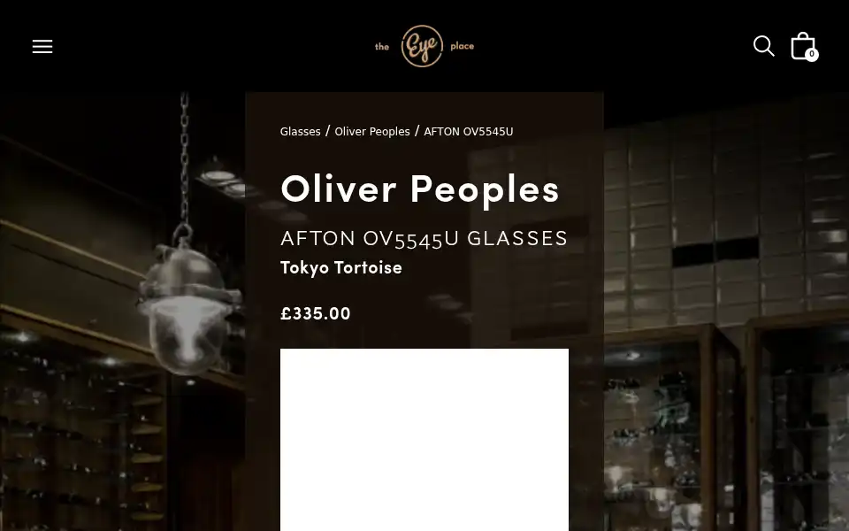 Screenshot of the-eye-place.co.uk