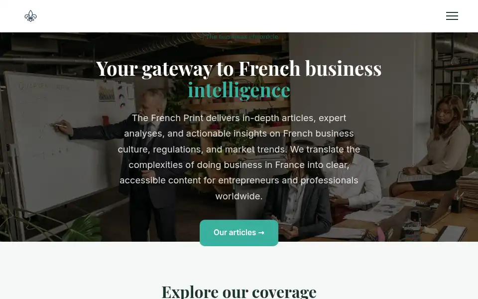 Screenshot of the-french-print.com
