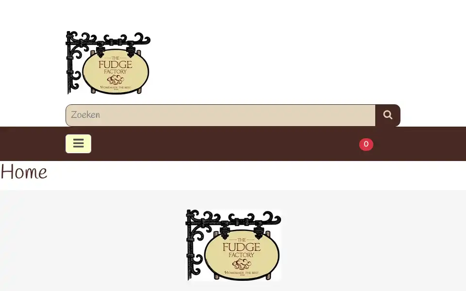 Screenshot of the-fudge-factory.com