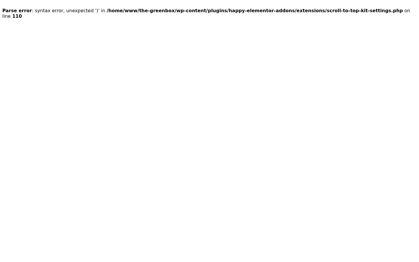 Screenshot of the-greenbox.de