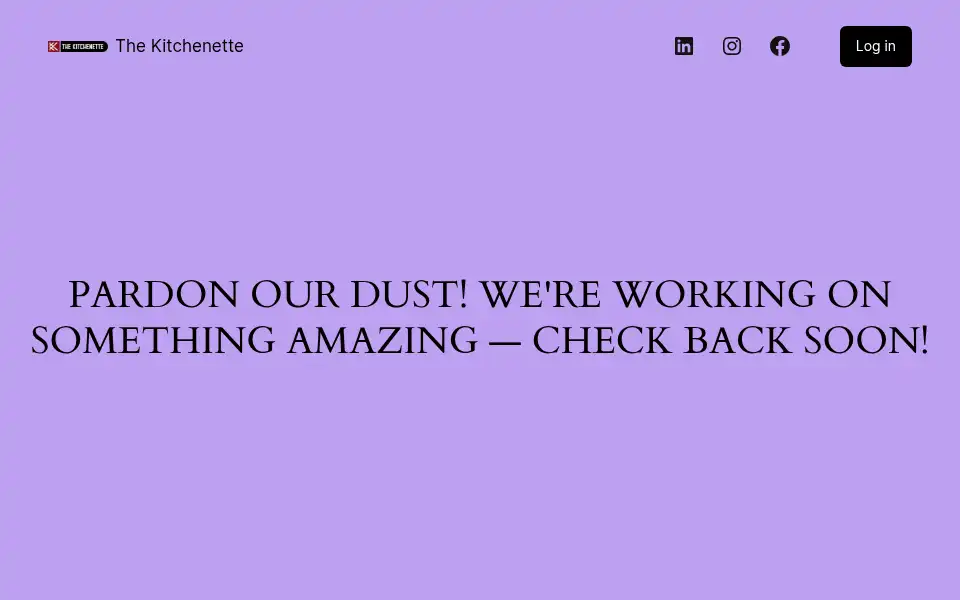 Screenshot of the-kitchenette.co.uk