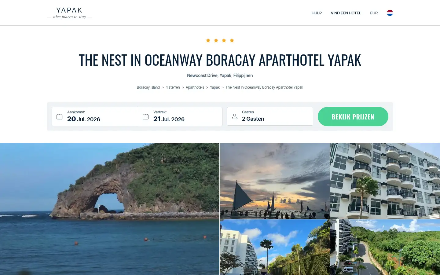 Screenshot of the-nest-in-oceanway-boracay.hotels-in-boracay.com