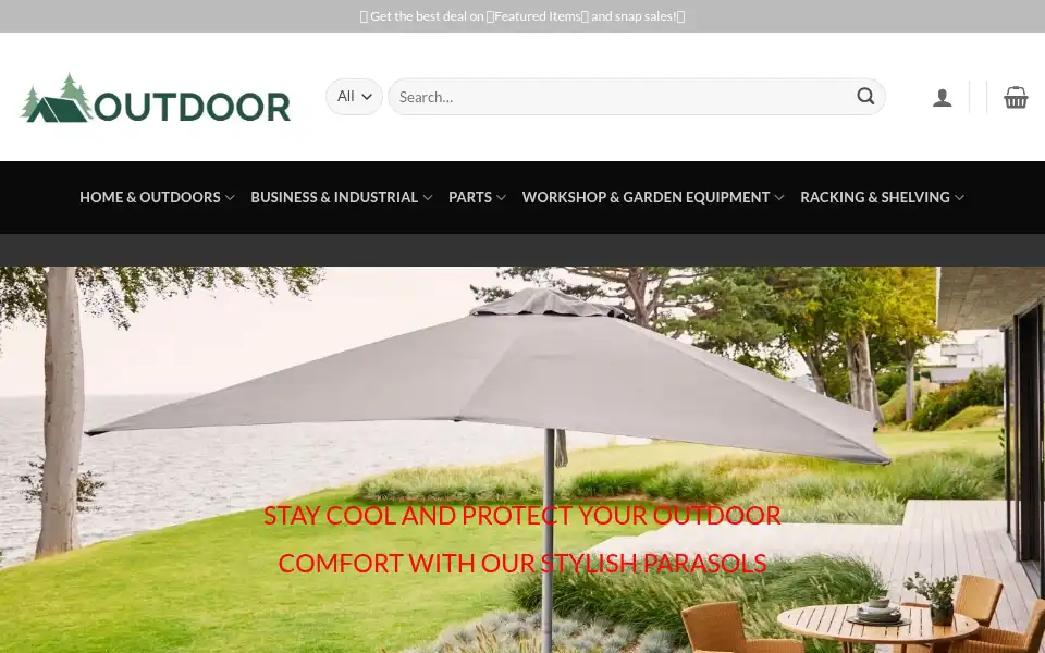 Screenshot of the-parasol.com