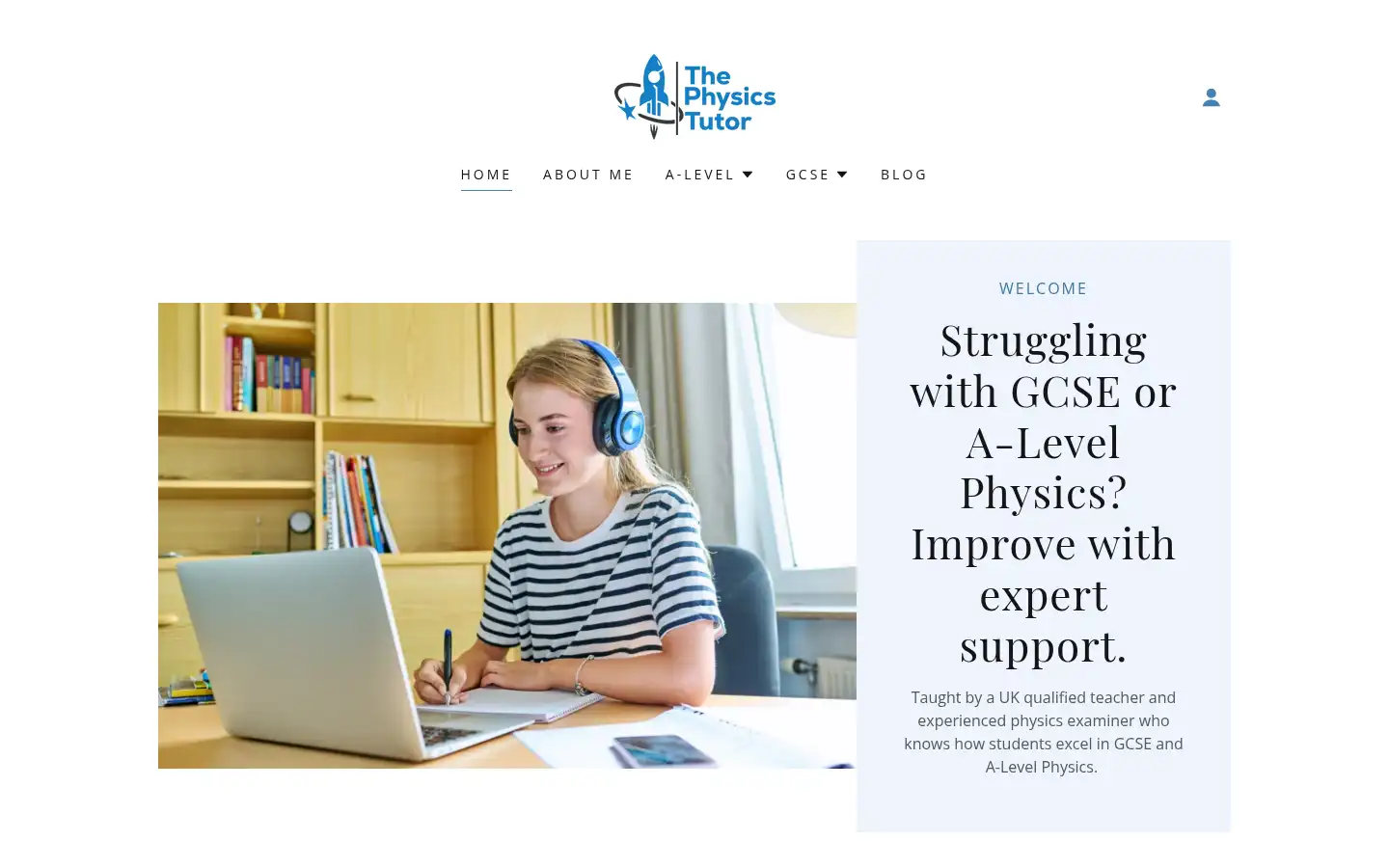 Screenshot of the-physics-tutor.co.uk