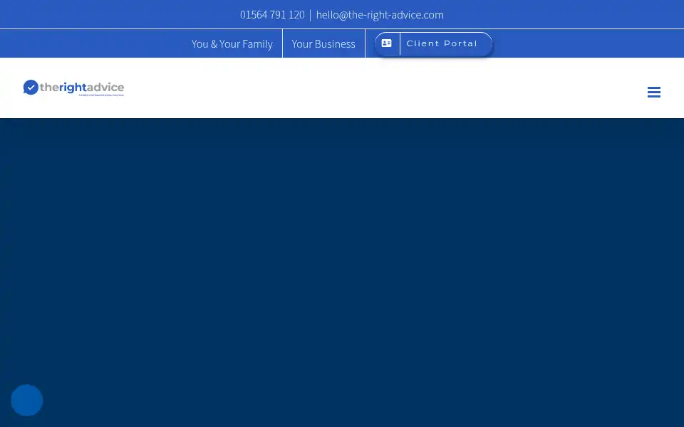 Screenshot of the-right-advice.com