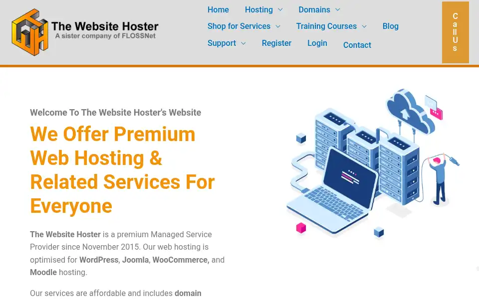 Screenshot of the-website-hoster.com