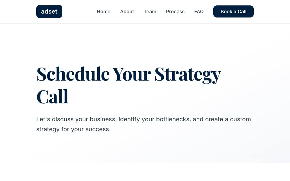 Screenshot of theadset.com