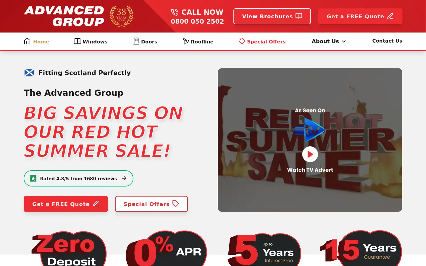 Screenshot of theadvancedgroup.co.uk