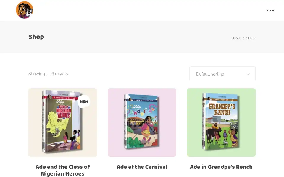 Screenshot of theadventuresofada.com