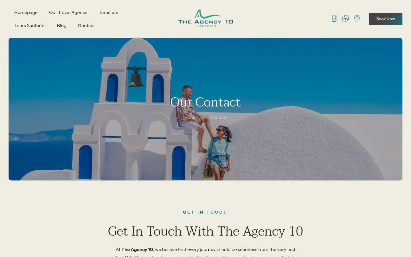 Screenshot of theagency10.com