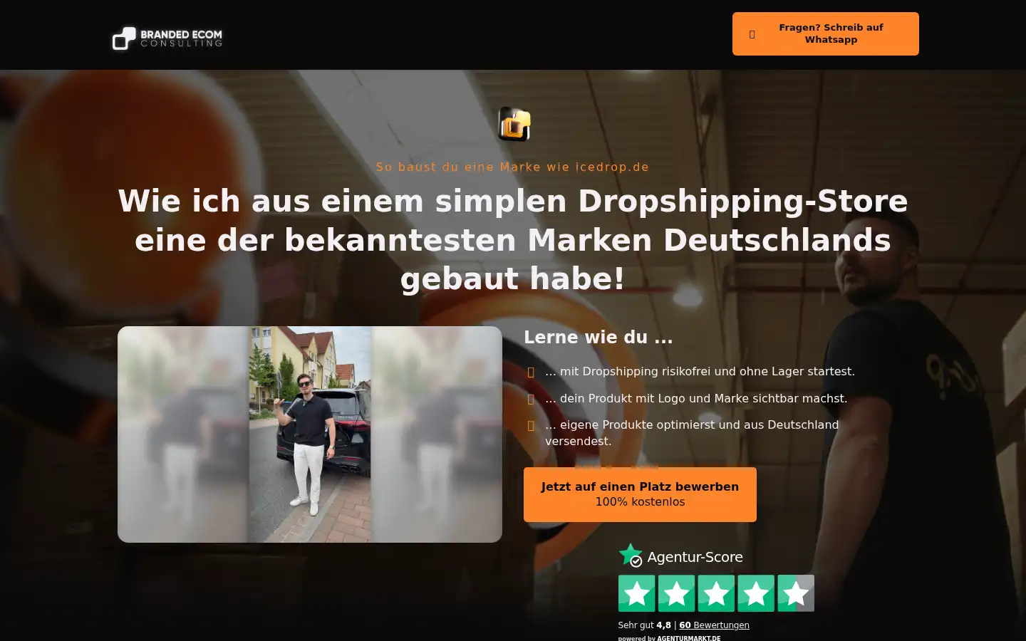 Screenshot of theamadorian.de