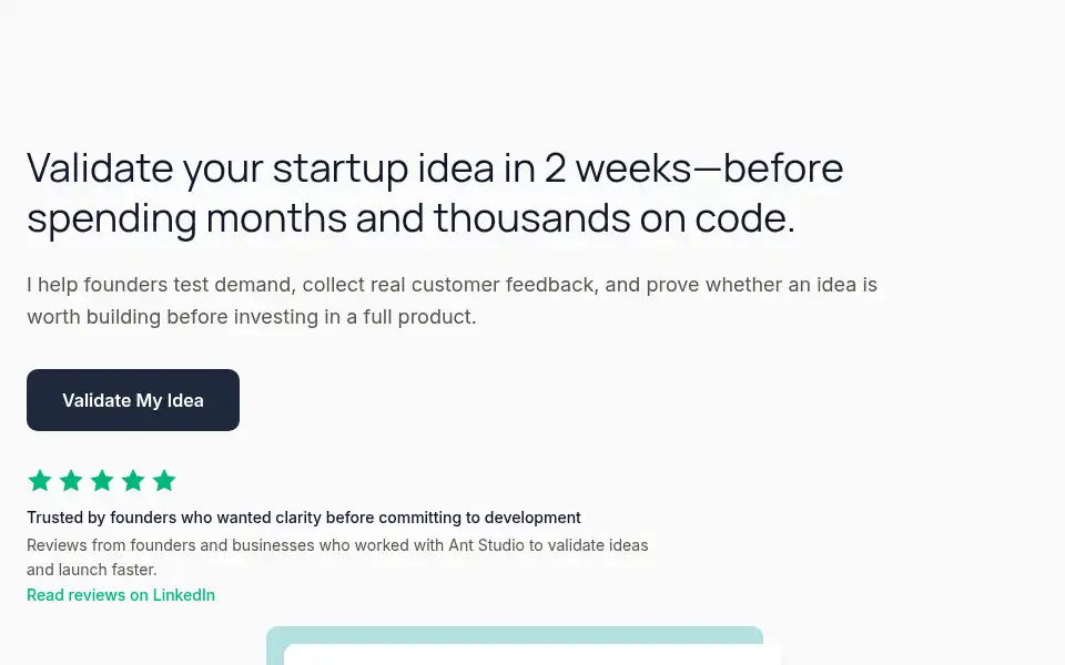 Screenshot of theantai.com