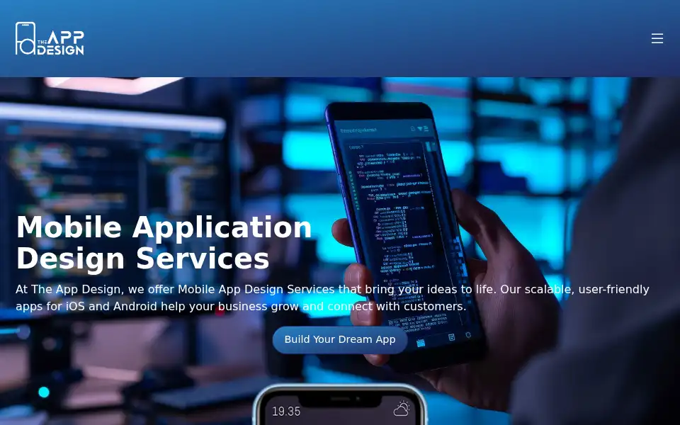 Screenshot of theappdesign.com