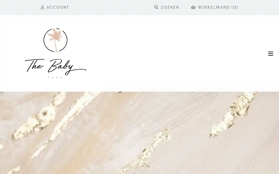 Screenshot of thebabylane.nl