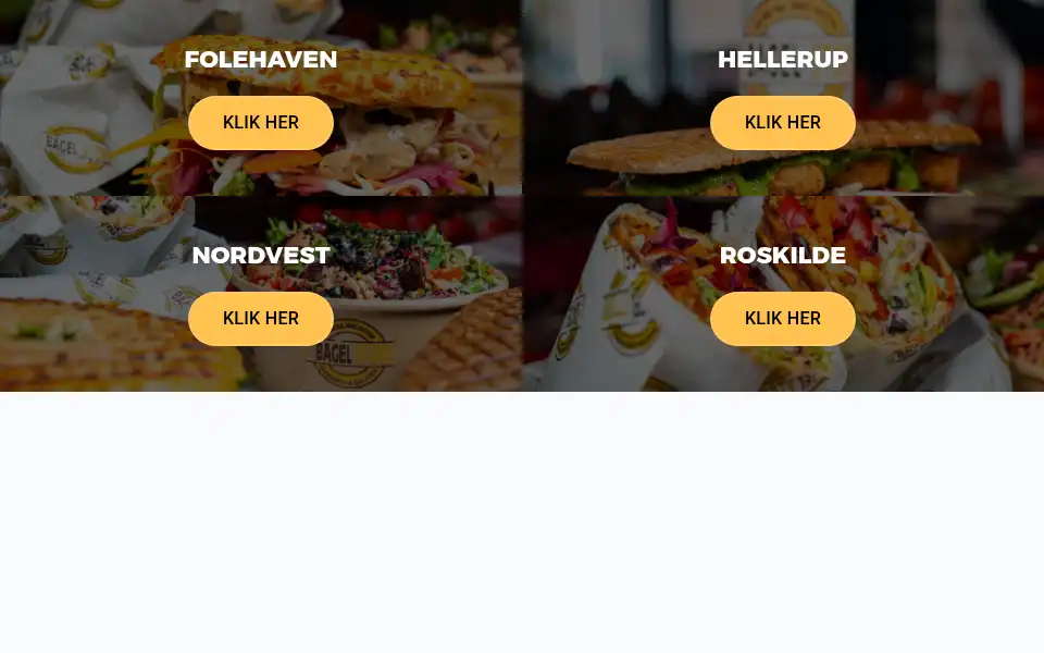 Screenshot of thebagelstore.dk
