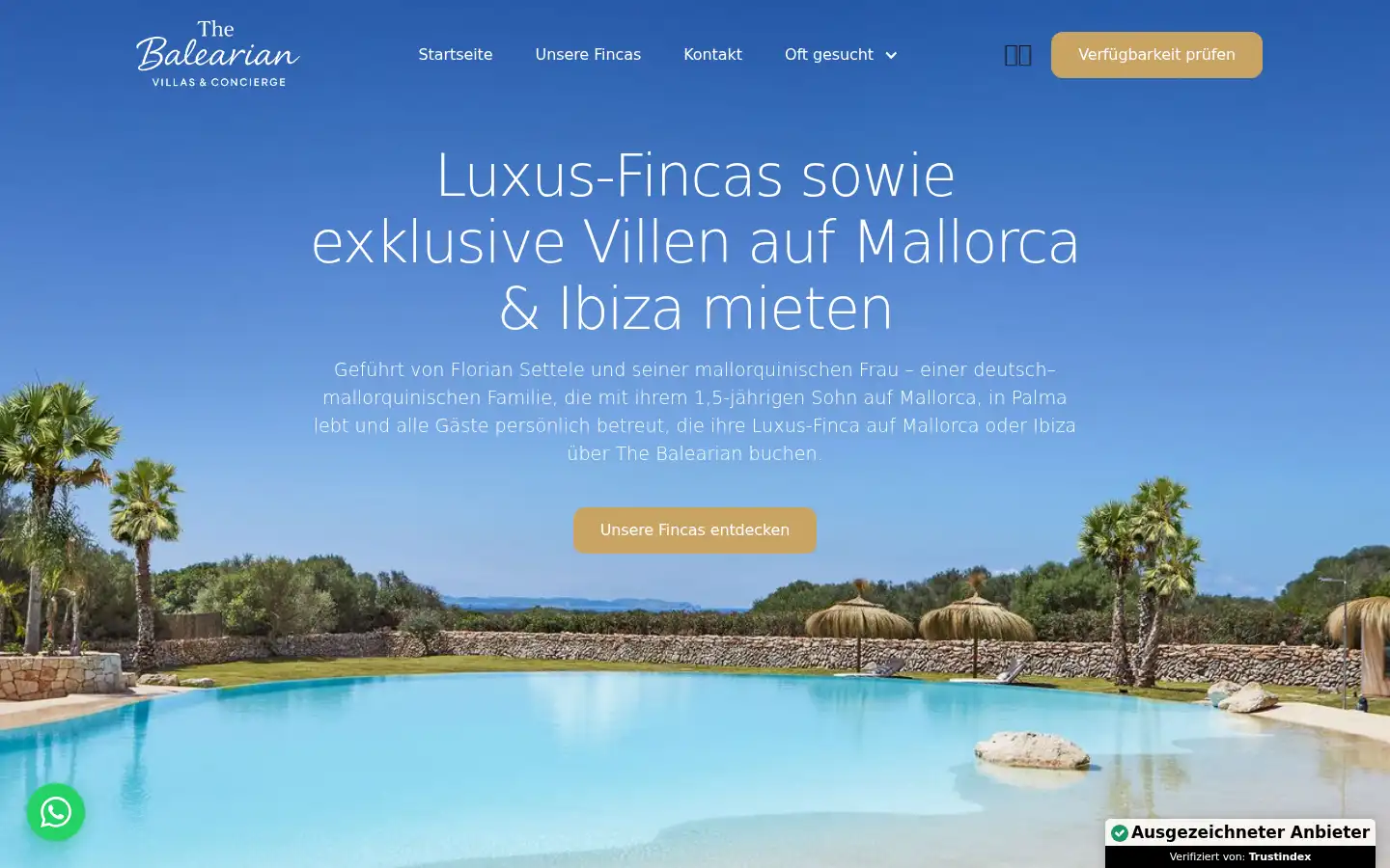 Screenshot of thebalearian.com