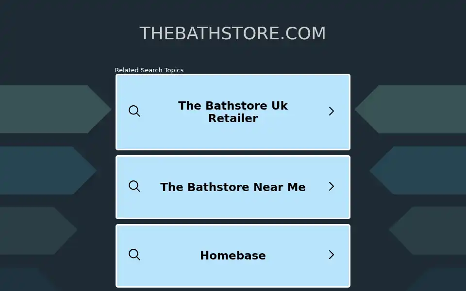 Screenshot of thebathstore.com