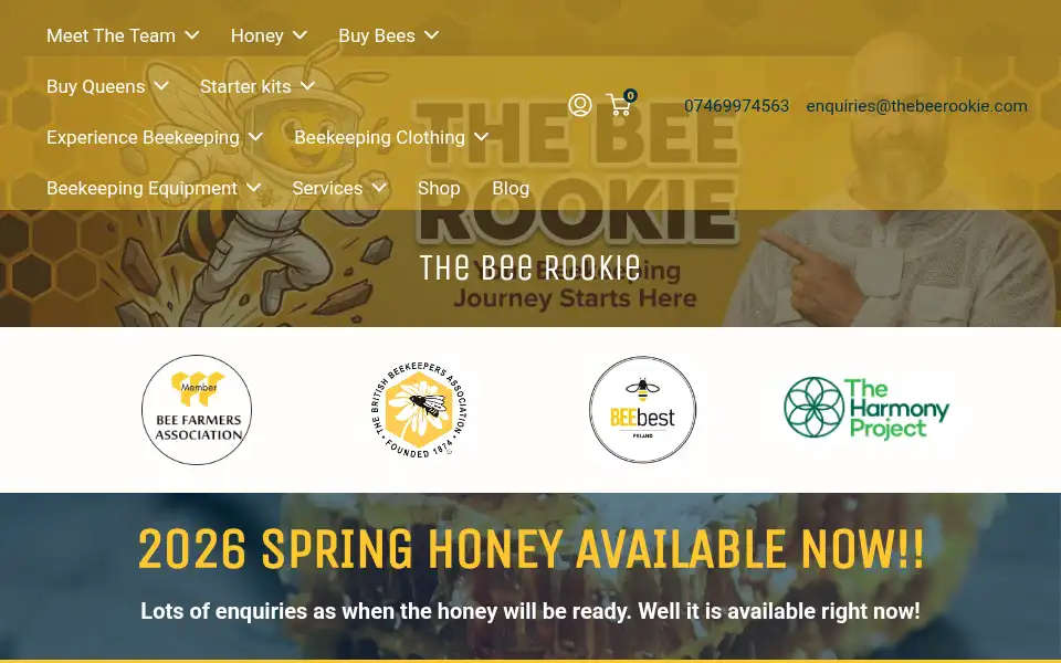 Screenshot of thebeerookie.com