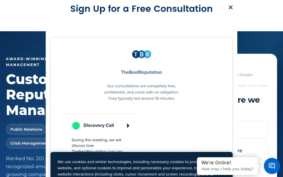 Screenshot of thebestreputation.com
