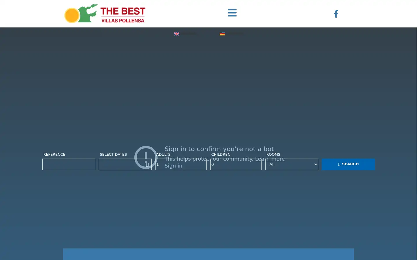 Screenshot of thebestvillaspollensa.com