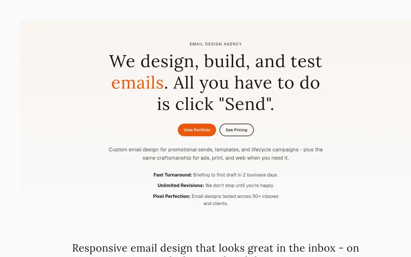Screenshot of thebettercreative.com