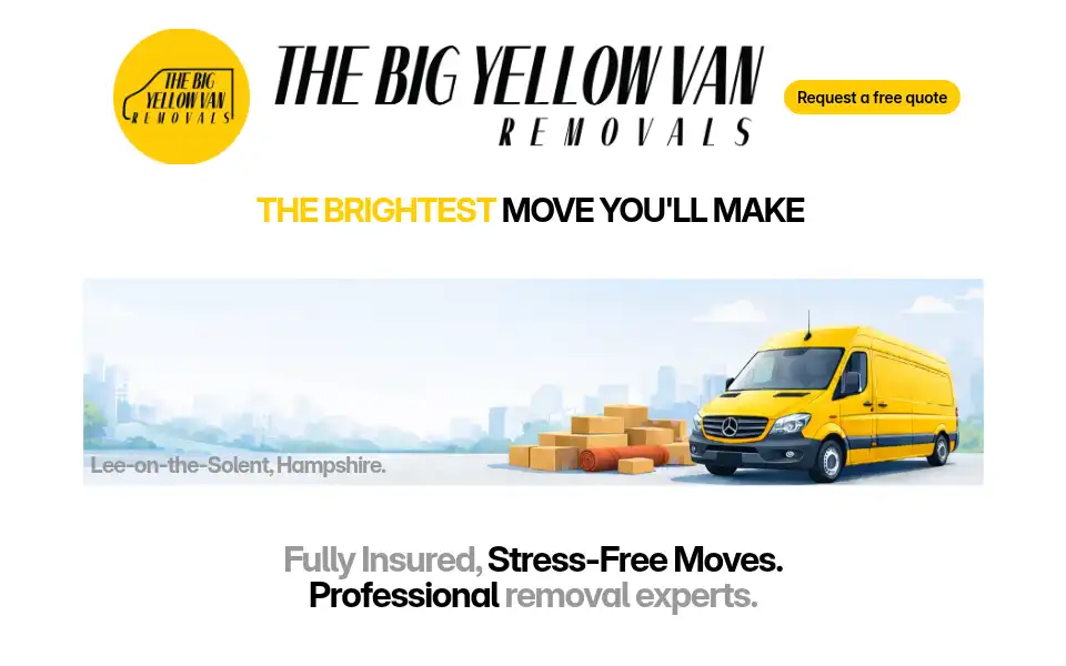 Screenshot of thebigyellowvan.co.uk
