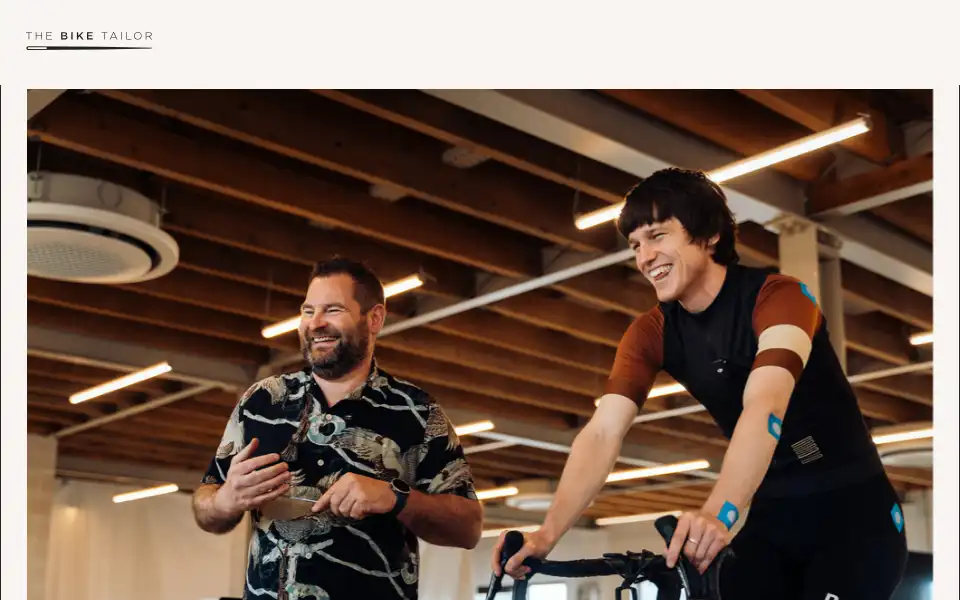 Screenshot of thebiketailor.com