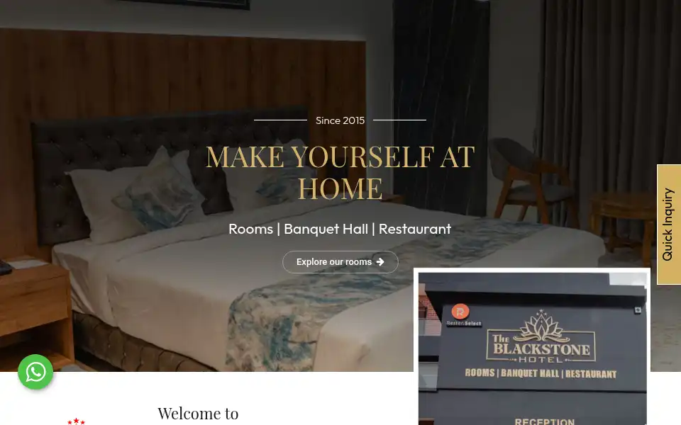 Screenshot of theblackstone.in