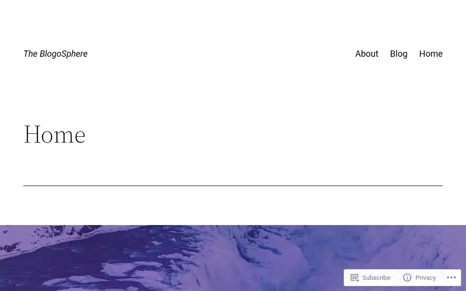 Screenshot of theblogosphere.data.blog