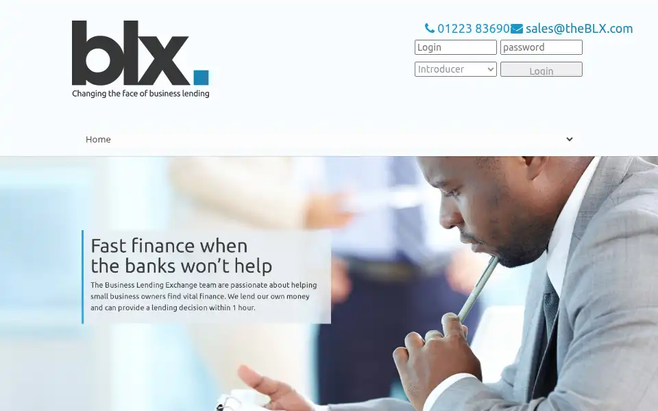 Screenshot of theblx.com