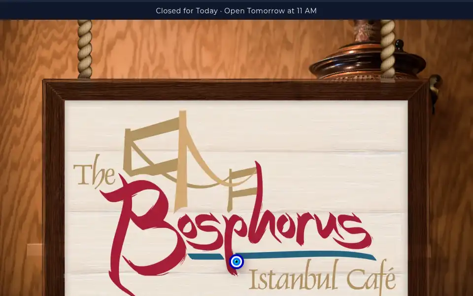 Screenshot of thebosphoruscafe.com