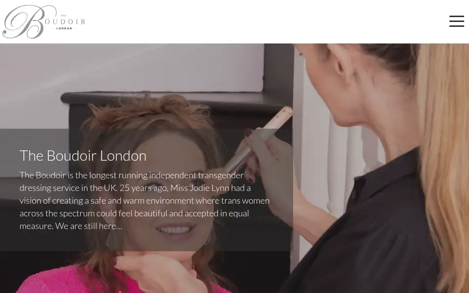 Screenshot of theboudoironline.com