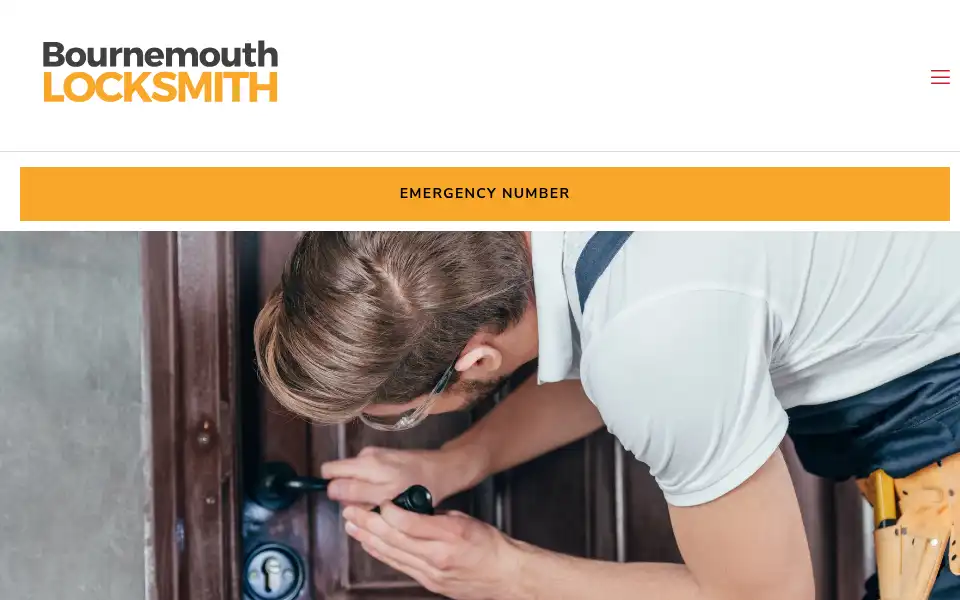 Screenshot of thebournemouthlocksmith.co.uk