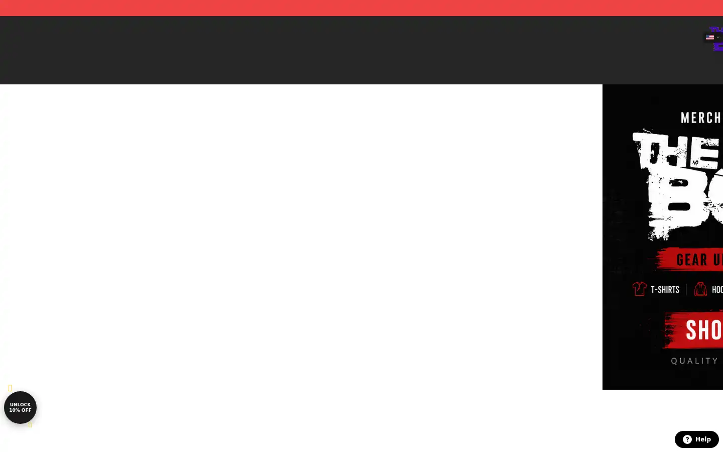 Screenshot of theboysmerchandise.com