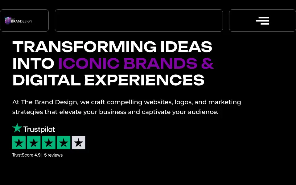 Screenshot of thebrandesign.com