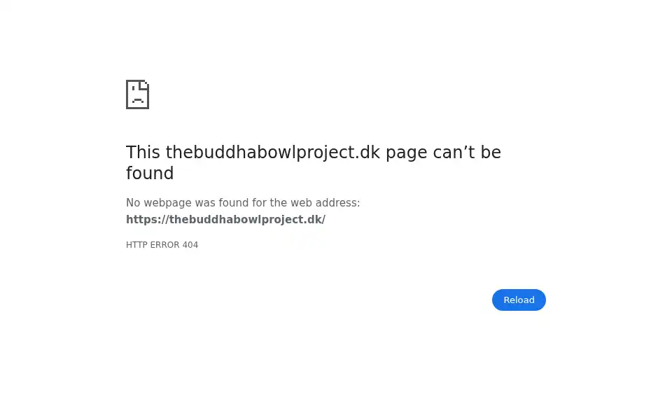 Screenshot of thebuddhabowlproject.dk