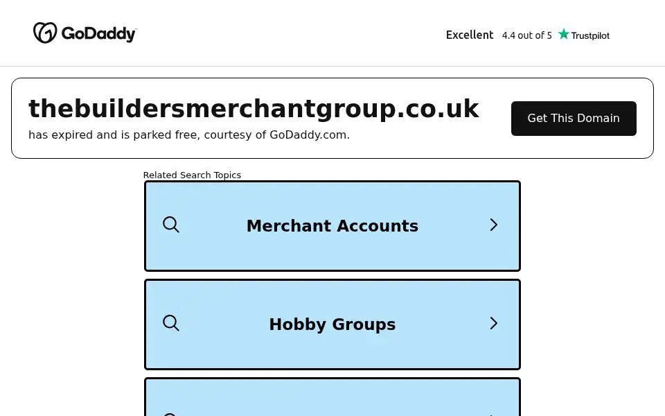 Screenshot of thebuildersmerchantgroup.co.uk