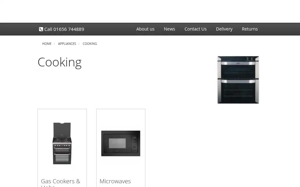 Screenshot of thecaravanwarehouse.co.uk