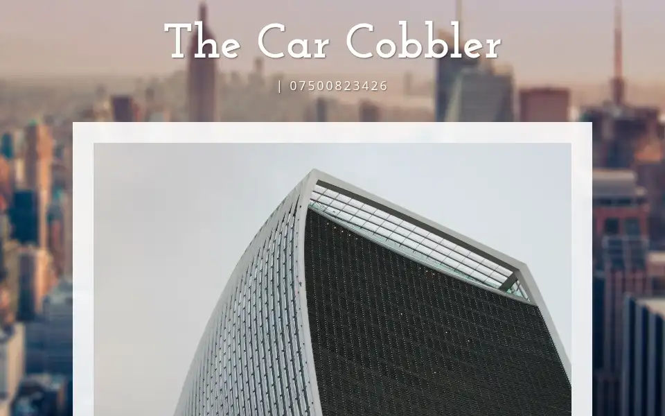 Screenshot of thecarcobbler.co.uk