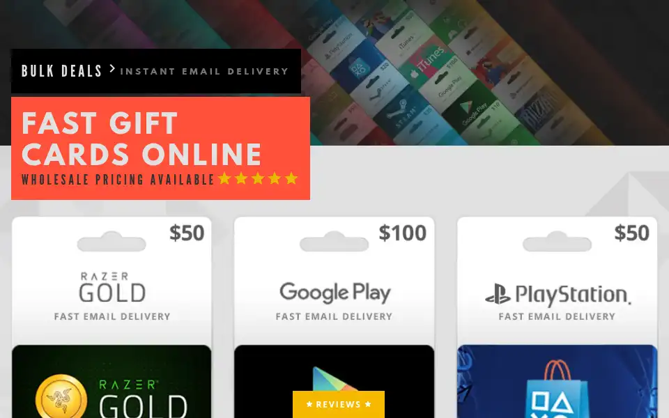 Screenshot of thecardcloset.com