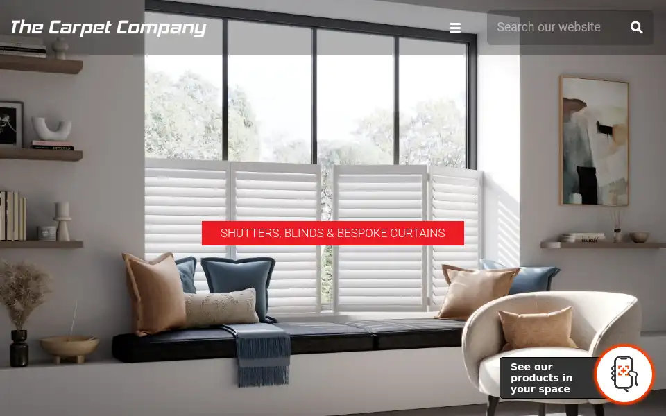 Screenshot of thecarpetcompany.co.uk