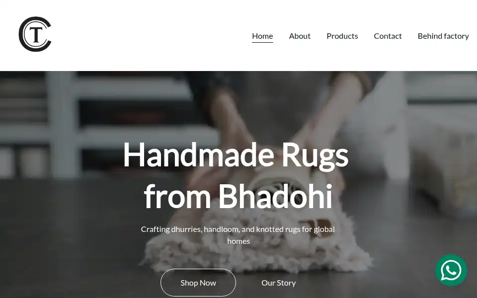 Screenshot of thecarpetcompany.net