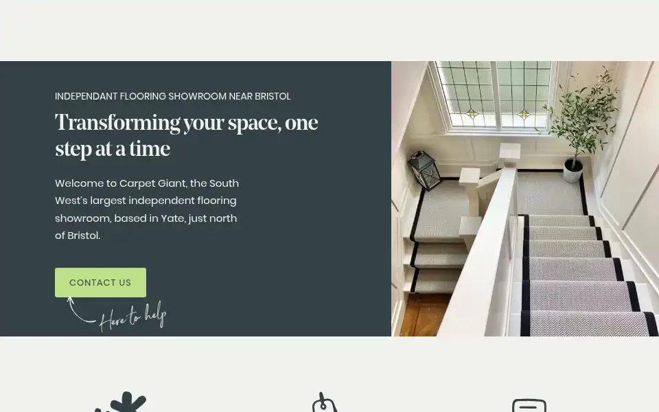 Screenshot of thecarpetgiant.co.uk