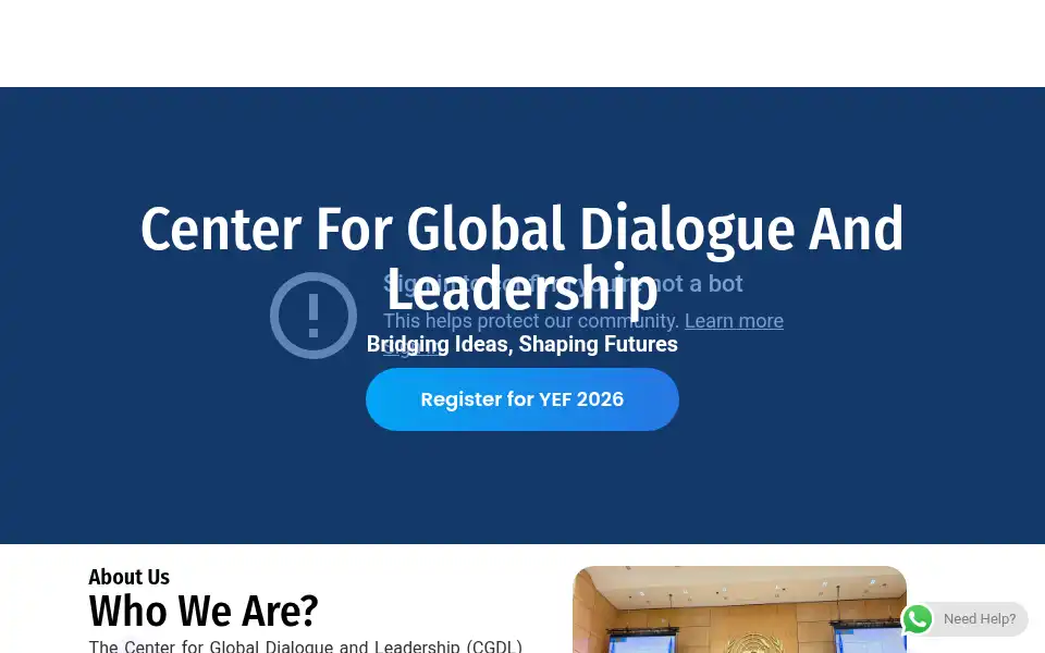 Screenshot of thecgdl.org